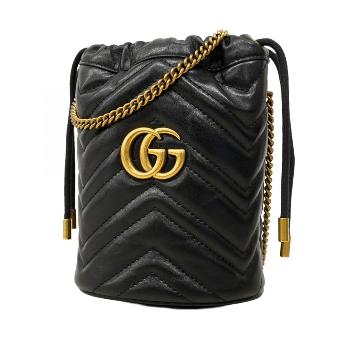 Gucci GG Marmont Shoulder Bag 575163 Leather Black Women's P2134964: --- Catalog ---Category: SizeSize (HxWxD): 17.5cm x 13cm x 11cm / 6.88'' x 5.11'' x 4.33''Category: DesignType: Shoulder bagColor: BlackGender: WomenMaterial: Leather Hardware Color: GoldCategory: Gen