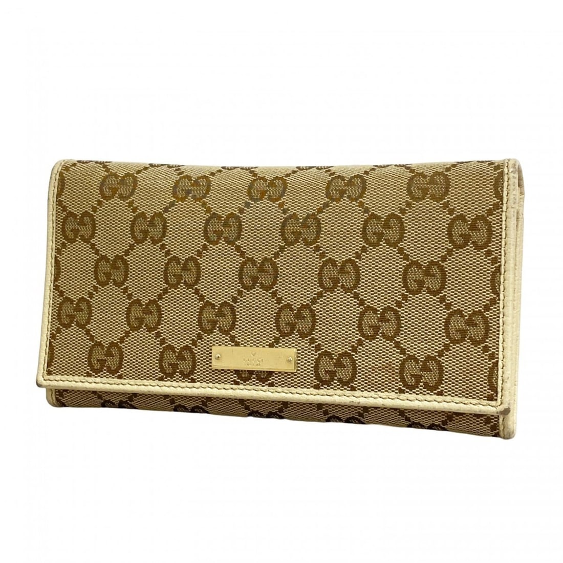 Gucci GG Canvas Long Wallet 244946 Brown Women's P2133923: --- Catalog ---Category: SizeSize (HxWxD): 10cm x 17.5cm x 2.5cm / 3.93'' x 6.88'' x 0.98''Category: DesignType: Long wallet (bi-fold)Color: BrownGender: WomenMaterial: Canvas Category: GeneralMPN: 24