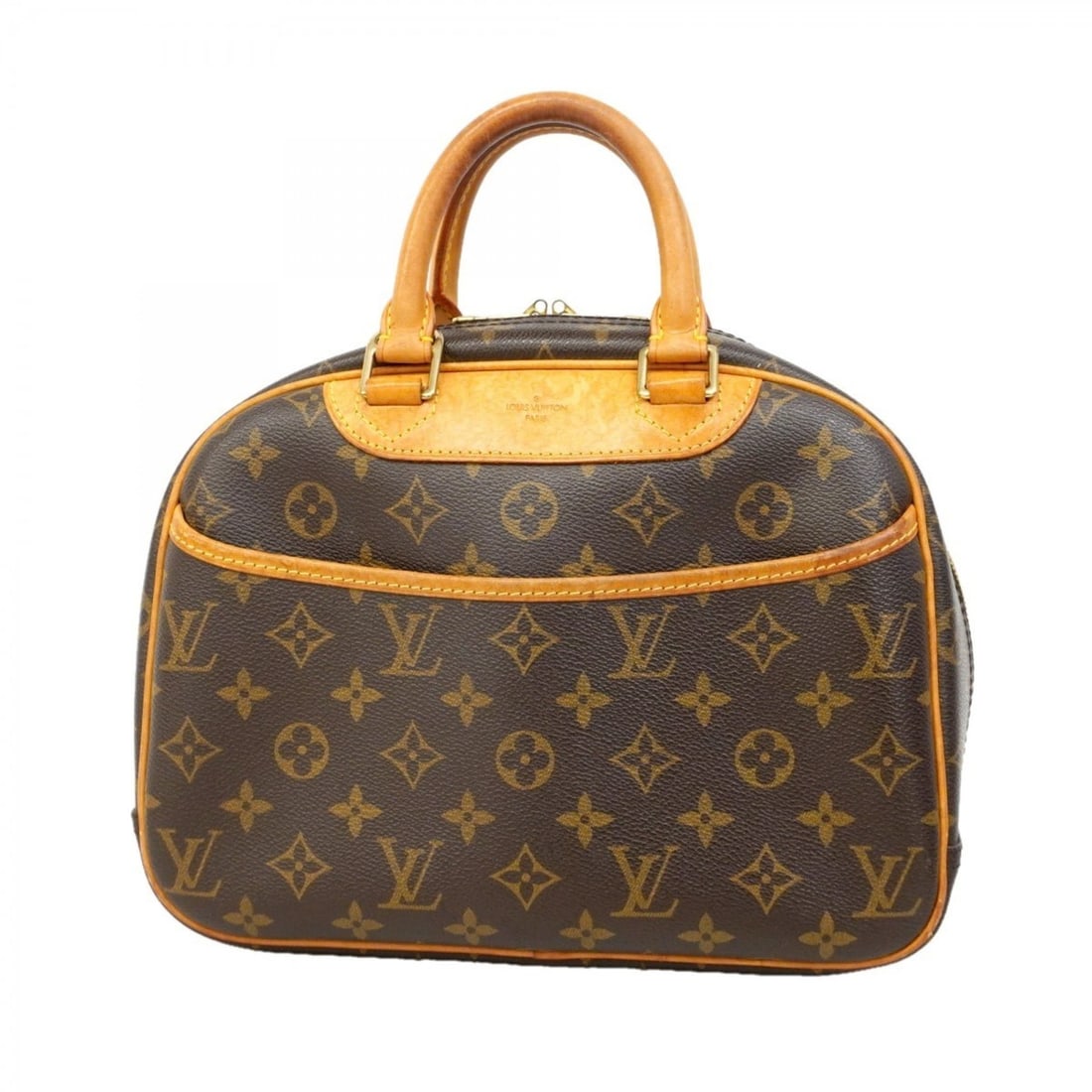 Louis Vuitton Monogram Trouville Handbag M42228 Brown Women's: --- Catalog ---Category: SizeSize (HxWxD): 21cm x 28cm x 10cm / 8.26'' x 11.02'' x 3.93''Category: DesignType: HandbagColor: BrownGender: WomenCategory: GeneralMPN: M42228Brand: Louis Vuitton--- Item