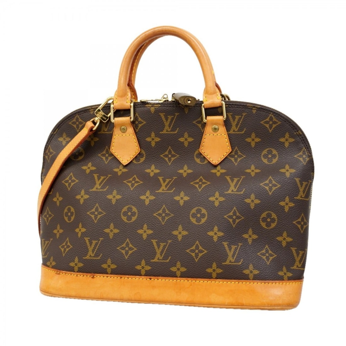 Louis Vuitton Monogram Alma Handbag M51130 Brown 2-Way Bag for Women (1 of 13)