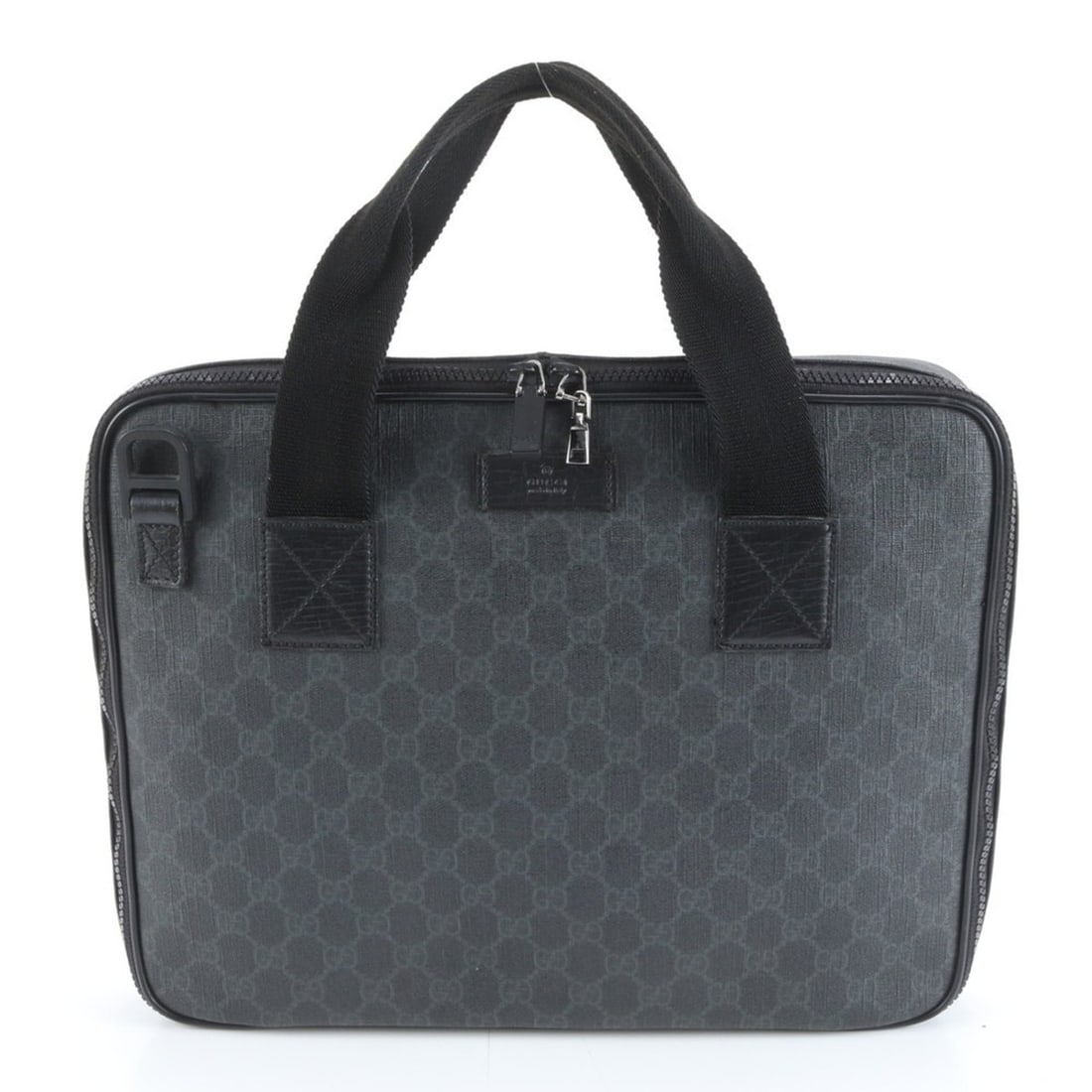 Gucci GG Supreme 169934 Leather Business Briefcase in Black for Men (1 of 10)