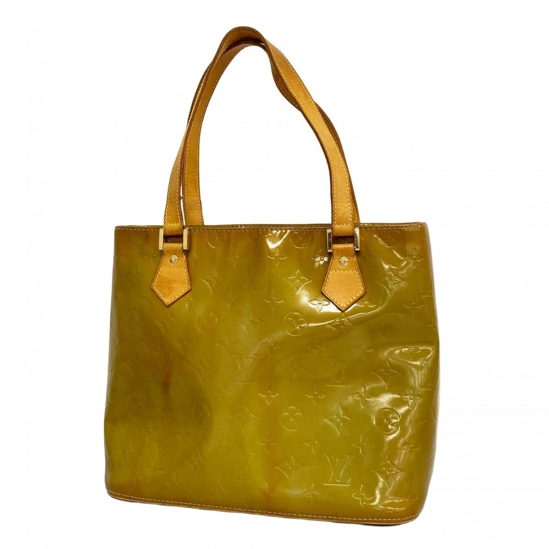 Louis Vuitton Vernis Houston Tote Bag M91005 Baby Blue Women's (1 of 11)