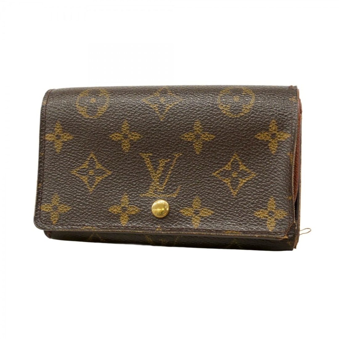 Louis Vuitton Monogram Portefeuille Tresor Wallet M61736 Brown Women's (1 of 14)