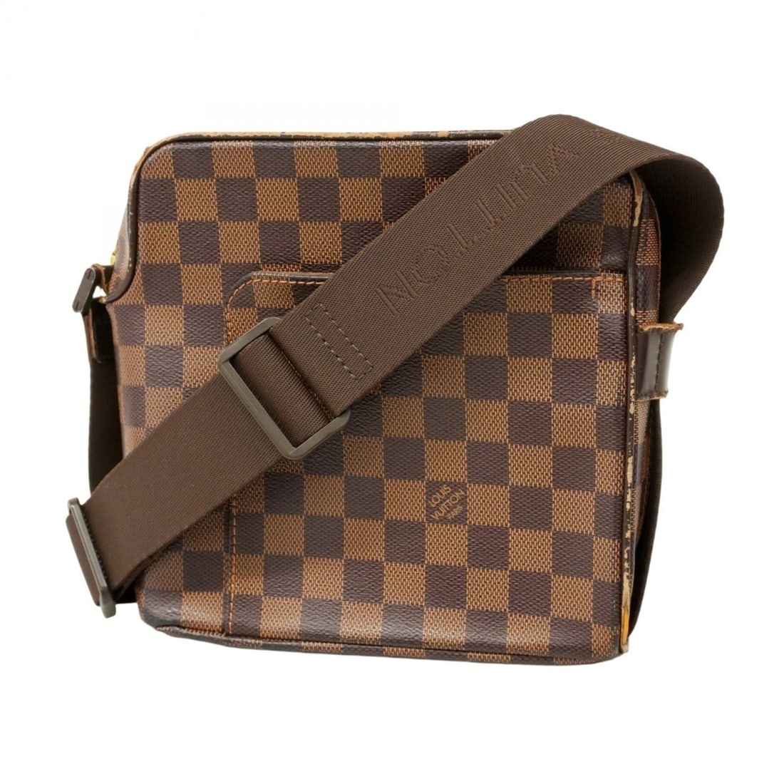 Louis Vuitton Damier Olaf PM Shoulder Bag N41442 Ebene for Women: --- Catalog ---Category: SizeSize (HxWxD): 20cm x 20cm x 7cm / 7.87'' x 7.87'' x 2.75''Category: DesignType: Shoulder bagColor: EbeneGender: WomenCategory: GeneralMPN: N41442Brand: Louis Vuitton--- It