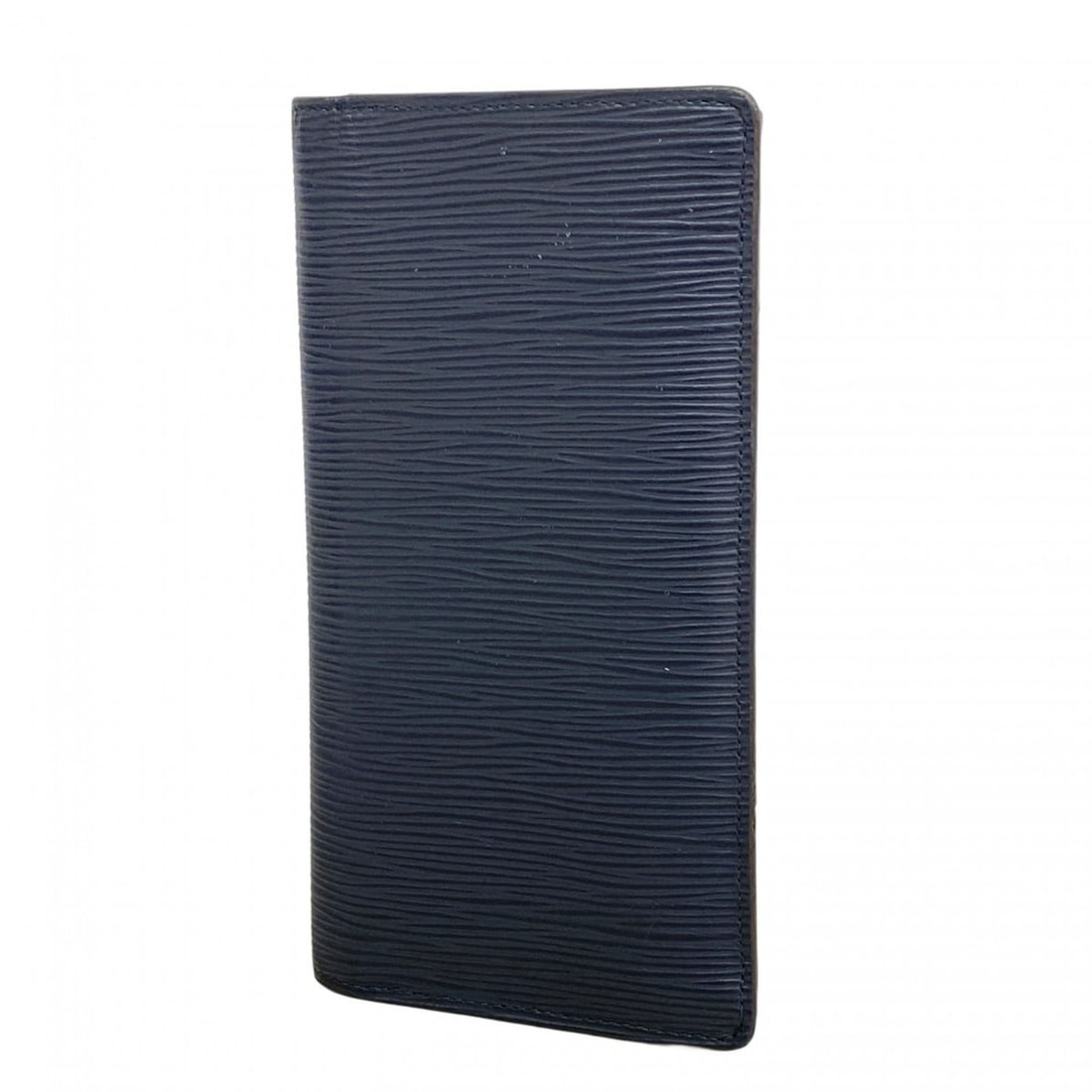 Louis Vuitton Epi Leather Long Wallet, Portefeuille Brazza M61816, Blue Marine, Men's (1 of 10)