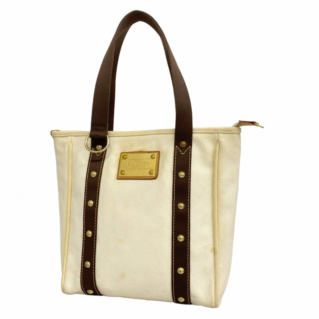 Louis Vuitton Antigua Cabas MM Tote Bag M40036 Ecru Women's (1 of 11)