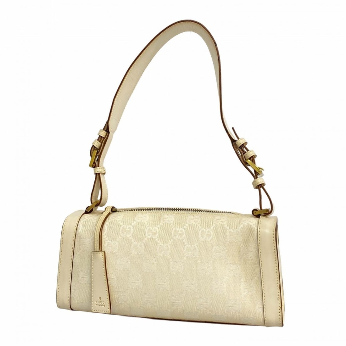 Gucci GG Canvas Shoulder Bag 92707 White Women's (1 of 10)