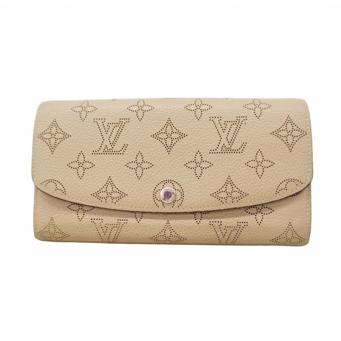 Louis Vuitton Mahina Portefeuille Iris Long Wallet M93978 Galle Women's: --- Catalog ---Category: SizeSize (HxWxD): 10cm x 19cm x 2.5cm / 3.93'' x 7.48'' x 0.98''Category: DesignType: Long wallet (bi-fold)Color: GalleGender: WomenCategory: GeneralBrand: Louis Vuitton--- It
