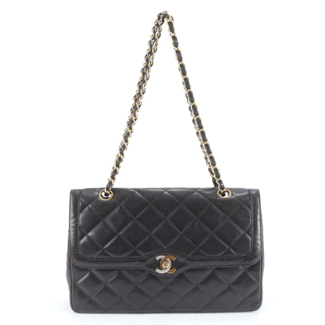 Chanel Paris Limited Edition Matelasse Double Flap Lambskin Shoulder Bag with Serial Seal for Women (1 of 11)