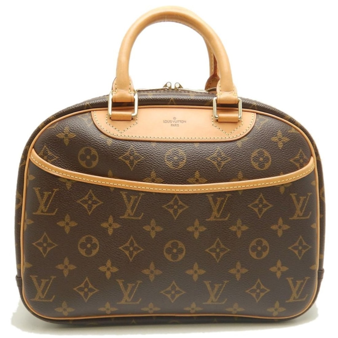 LOUIS VUITTON Monogram Trouville M42228 Handbag Brown Women's 253507 (1 of 10)