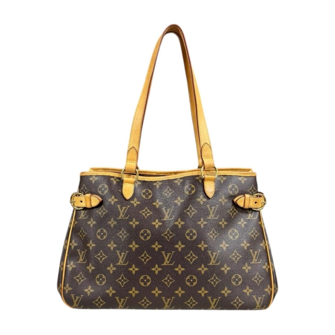Pre-owned Louis Vuitton Batignolles Horizontal Monogram Tote Bag in Canvas (M51154) Brown. Women's.: --- Catalog ---Category: SizeWeight: 655g / 1.44lb.Size (HxWxD): 24cm x 38cm x 12.5cm / 9.44'' x 14.96'' x 4.92''Strap Length: 56cm / 22.04''Category: DesignType: Tote bagColor: Brown,