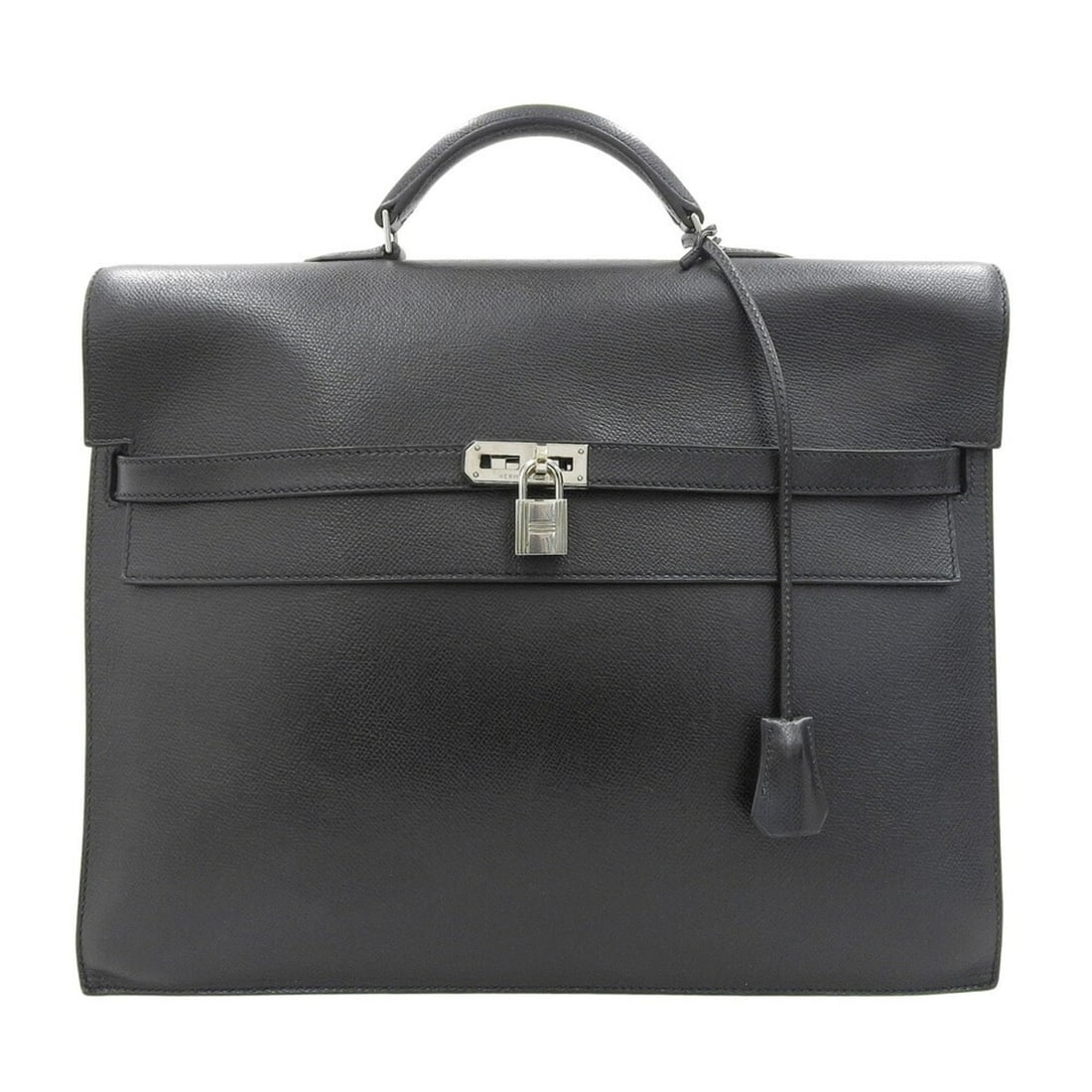 Hermes Hermès Kelly Depeche 38 F Stamped Bag, Epson, Black: --- Catalog ---Category: SizeSize (HxWxD): 29cm x 37cm x 5cm / 11.41'' x 14.56'' x 1.96''Category: DesignType: BriefcaseColor: BlackGender: Women,MenMaterial: Epsom leather Category: GeneralBrand: