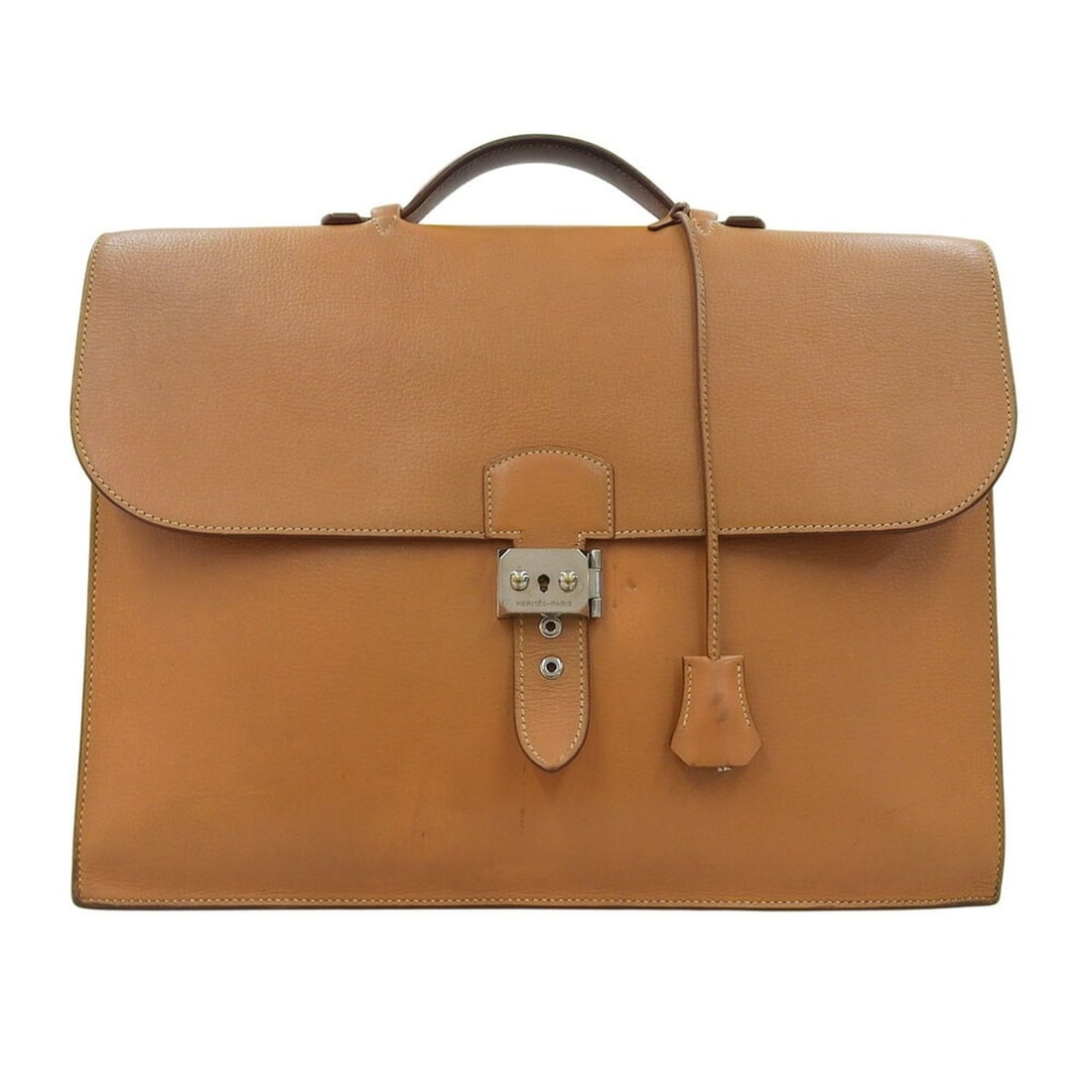 Hermes Hermès Sac a Depeche 38 Bag, G Stamp, Epson, Natural (1 of 11)