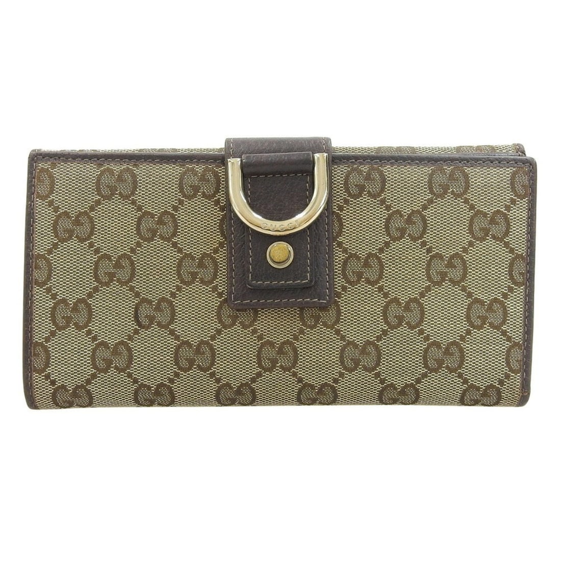 Gucci GG Canvas Double Long Wallet 141410 2149 (1 of 10)