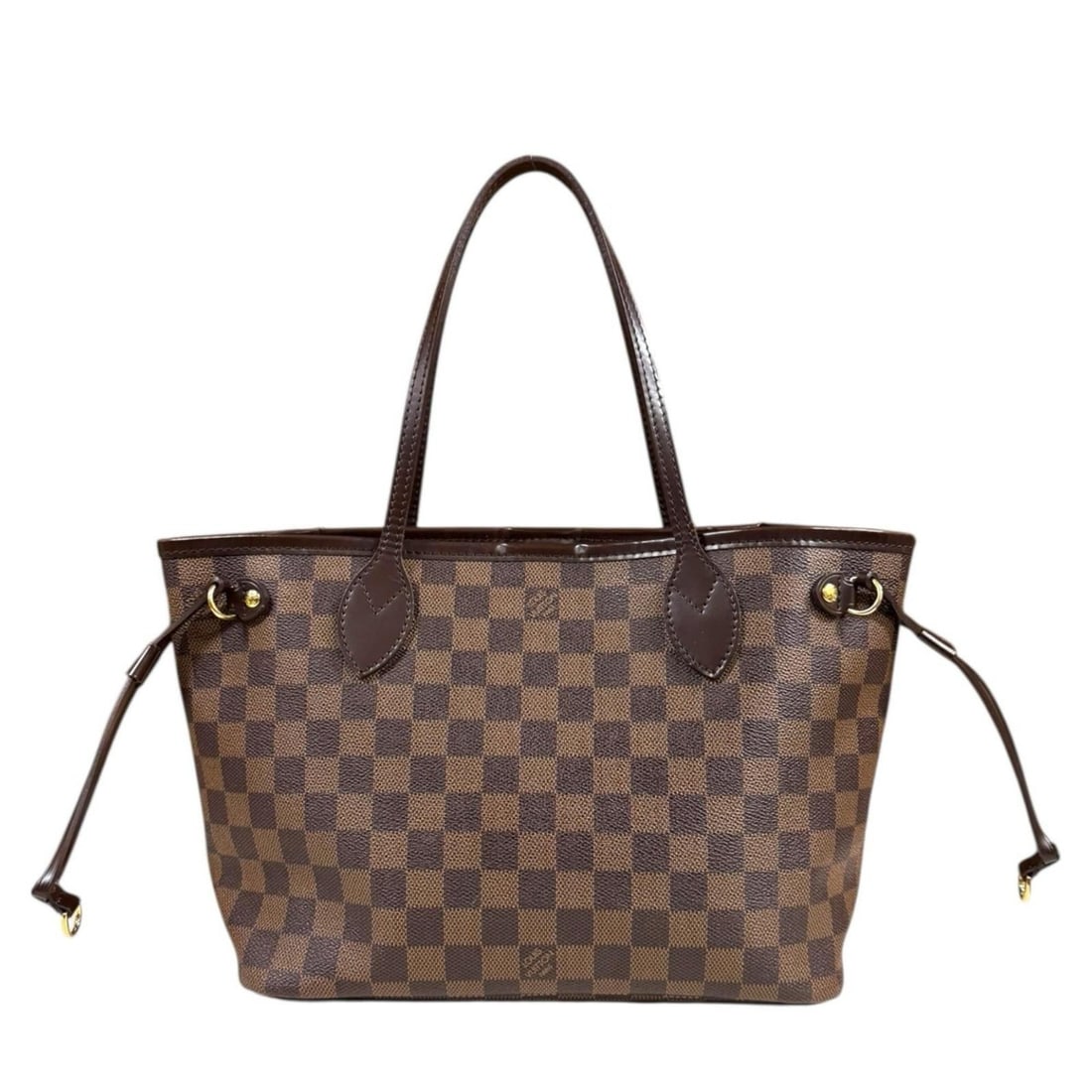 Pre-owned Louis Vuitton Neverfull PM Damier Tote Bag, Canvas N51109, Brown, Women's: --- Catalog ---Category: SizeSize (HxWxD): 21.5cm x 37cm x 12cm / 8.46'' x 14.56'' x 4.72''Category: DesignType: Shoulder bag, Tote bagColor: BrownGender: WomenMaterial: Damier Canvas Category: