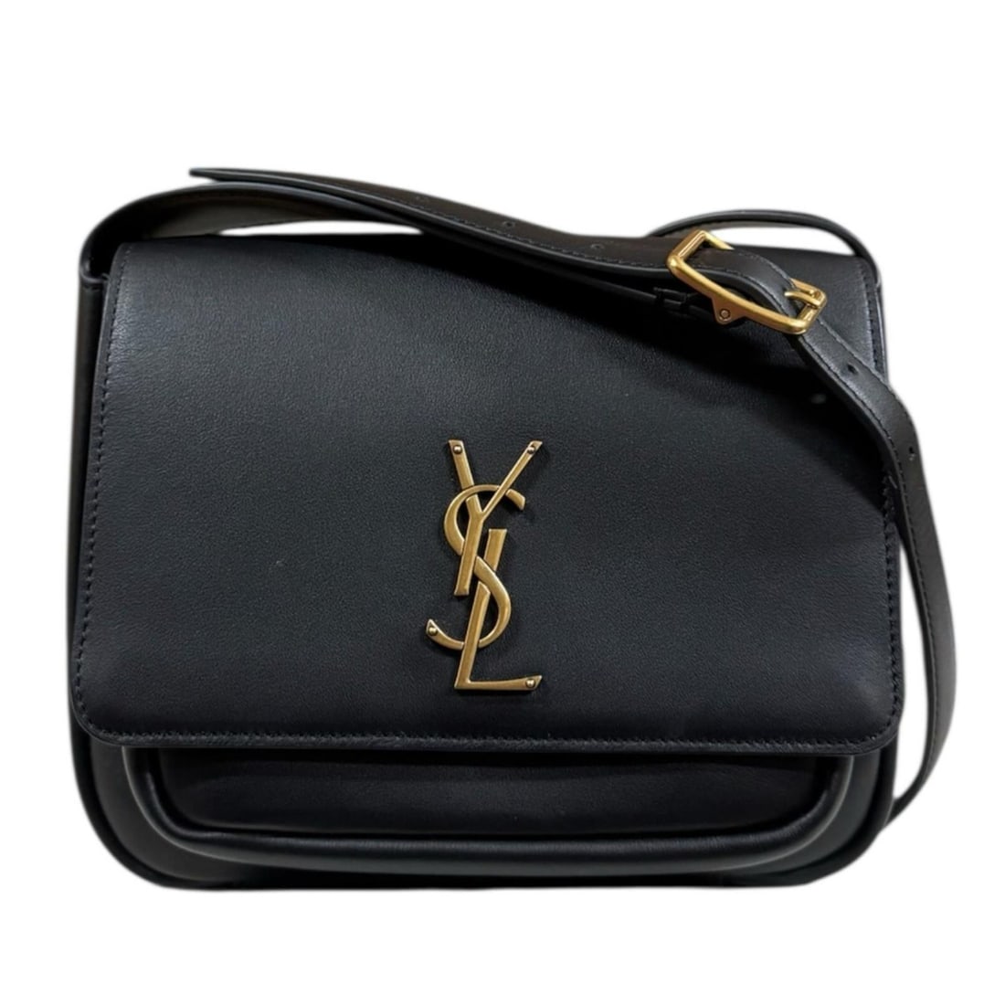 Saint Laurent Niki Shoulder Bag, Leather 718556, Black, Women's, Pre-owned (1 of 13)