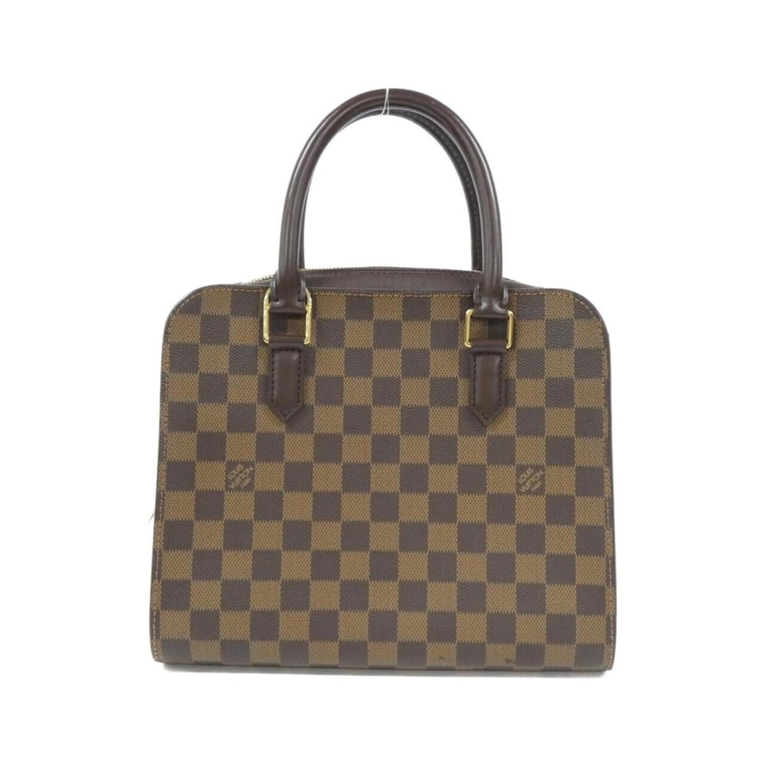 Louis Vuitton Damier Triana N51155 Handbag: --- Catalog ---Category: SizeSize (HxWxD): 23cm x 26cm x 13cm / 9.05'' x 10.23'' x 5.11''Category: DesignType: HandbagColor: EbeneGender: Women,MenMaterial: Coated canvas Hardware Color: