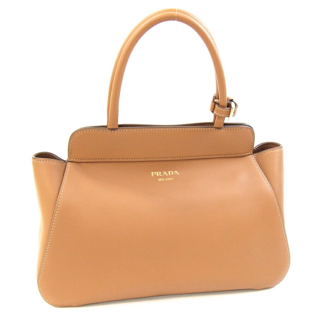 Prada Handbag 1BG533 Brown Leather Hand Tote for Women (1 of 9)