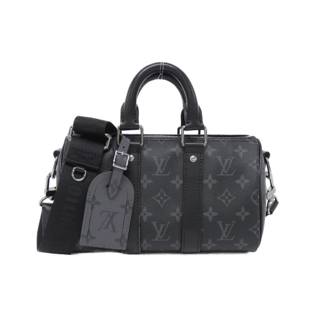 Louis Vuitton Monogram Eclipse Reverse Keepall Bandouliere 25cm M46271 Boston Bag (1 of 11)