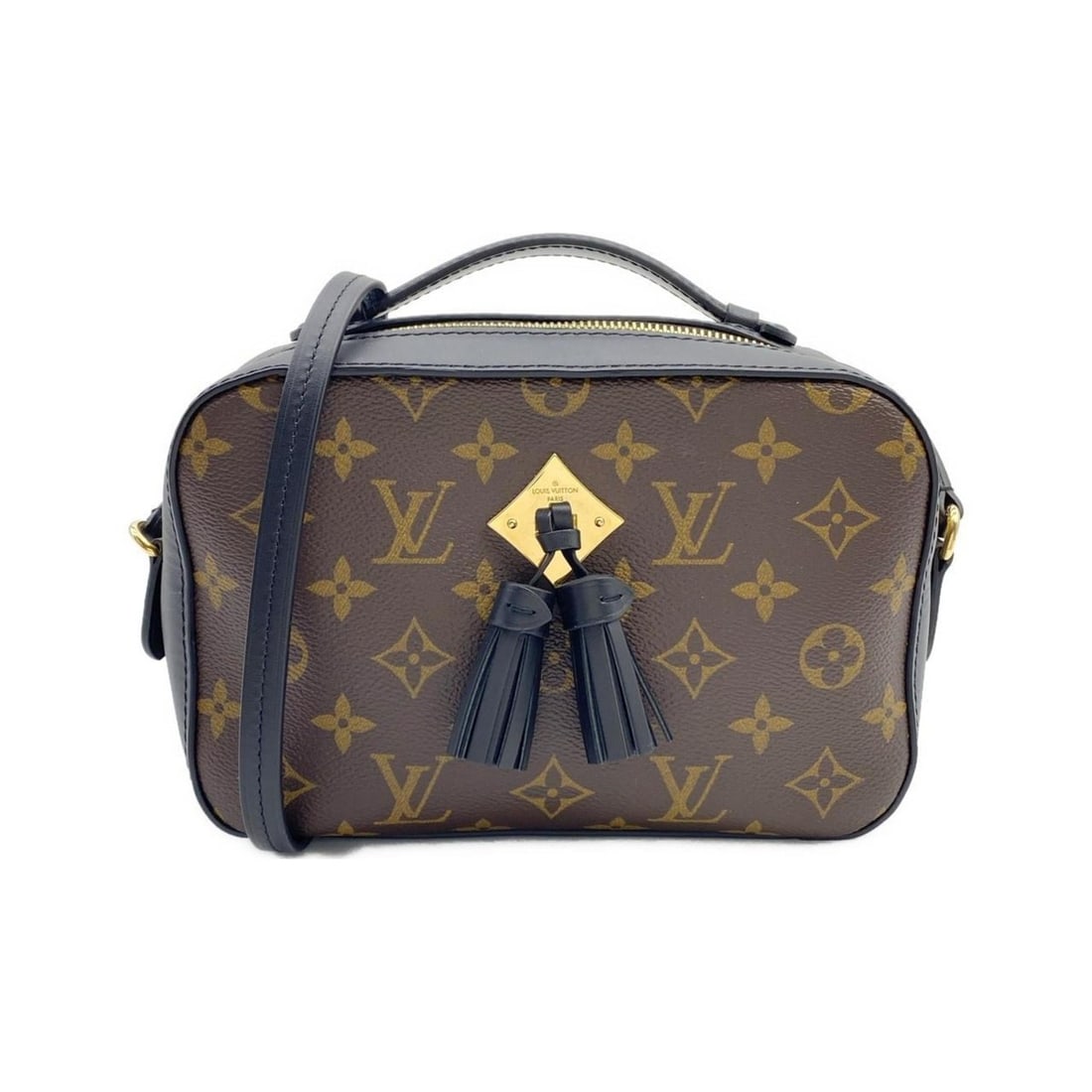 Louis Vuitton Monogram Saintonge M43555 Shoulder Bag: --- Catalog ---Category: SizeSize (HxWxD): 14cm x 22cm x 7cm / 5.51'' x 8.66'' x 2.75''Category: DesignType: Shoulder bagColor: Black, MarronGender: Men,WomenMaterial: Coated canvas , Leather Hardware