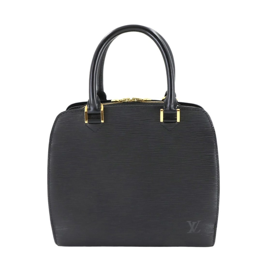 Louis Vuitton Epi Pont Neuf Handbag in Noir Leather (M52052) with Gold Hardware (1 of 10)