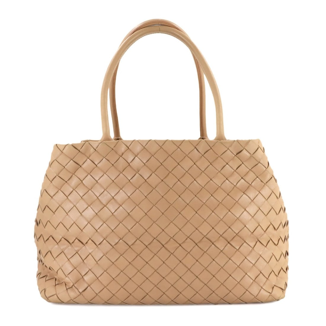 Bottega Veneta Intrecciato Tote Bag in Beige Leather (1 of 13)