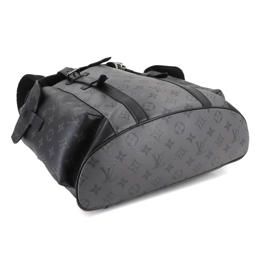 Louis Vuitton Monogram Eclipse Christopher MM Backpack, Black, M45419 - 4