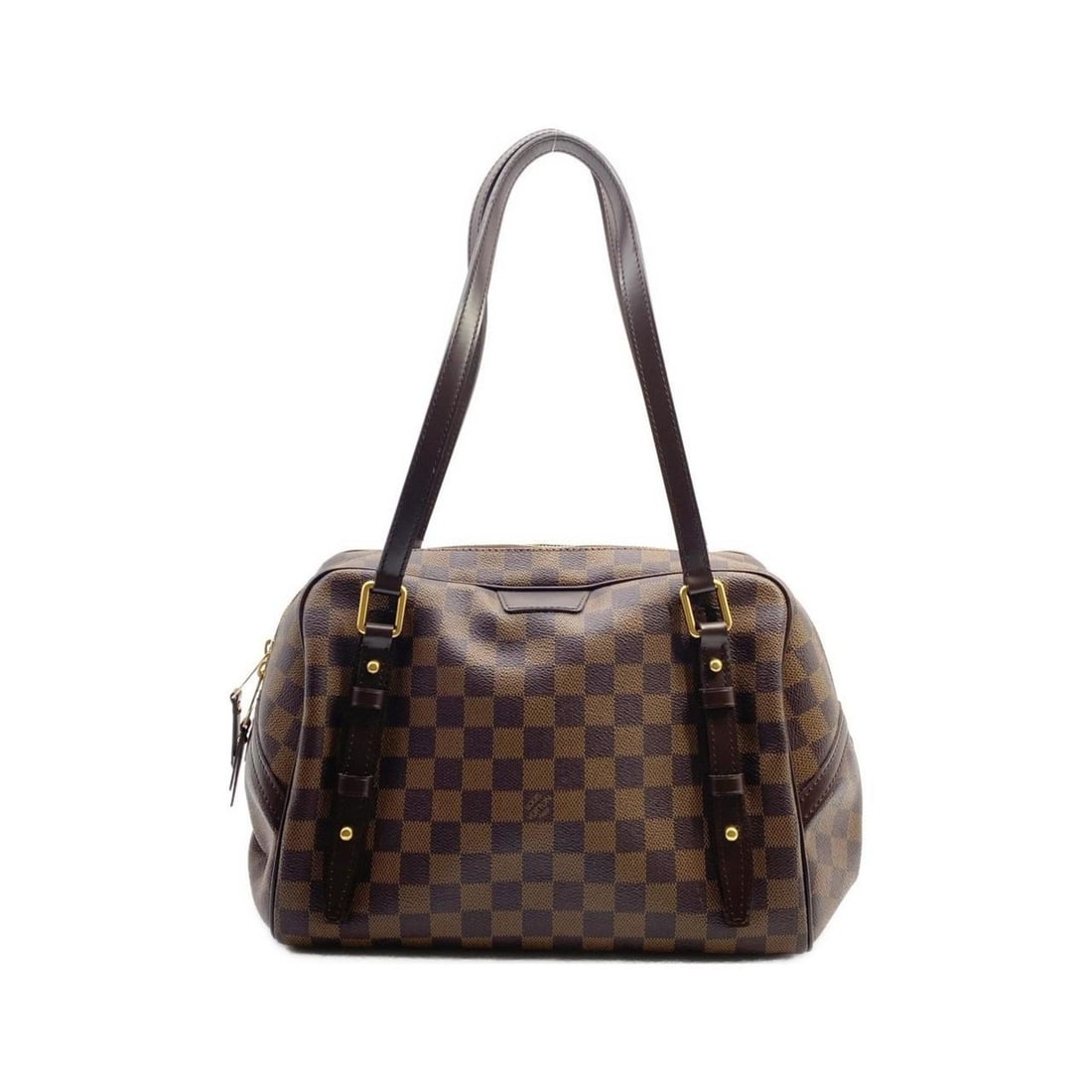 Louis Vuitton Damier Rivington GM N41158 Shoulder Bag: --- Catalog ---Category: SizeSize (HxWxD): 22cm x 29cm x 17cm / 8.66'' x 11.41'' x 6.69''Category: DesignType: Shoulder bagColor: EbeneGender: WomenMaterial: Coated canvas Hardware Color: