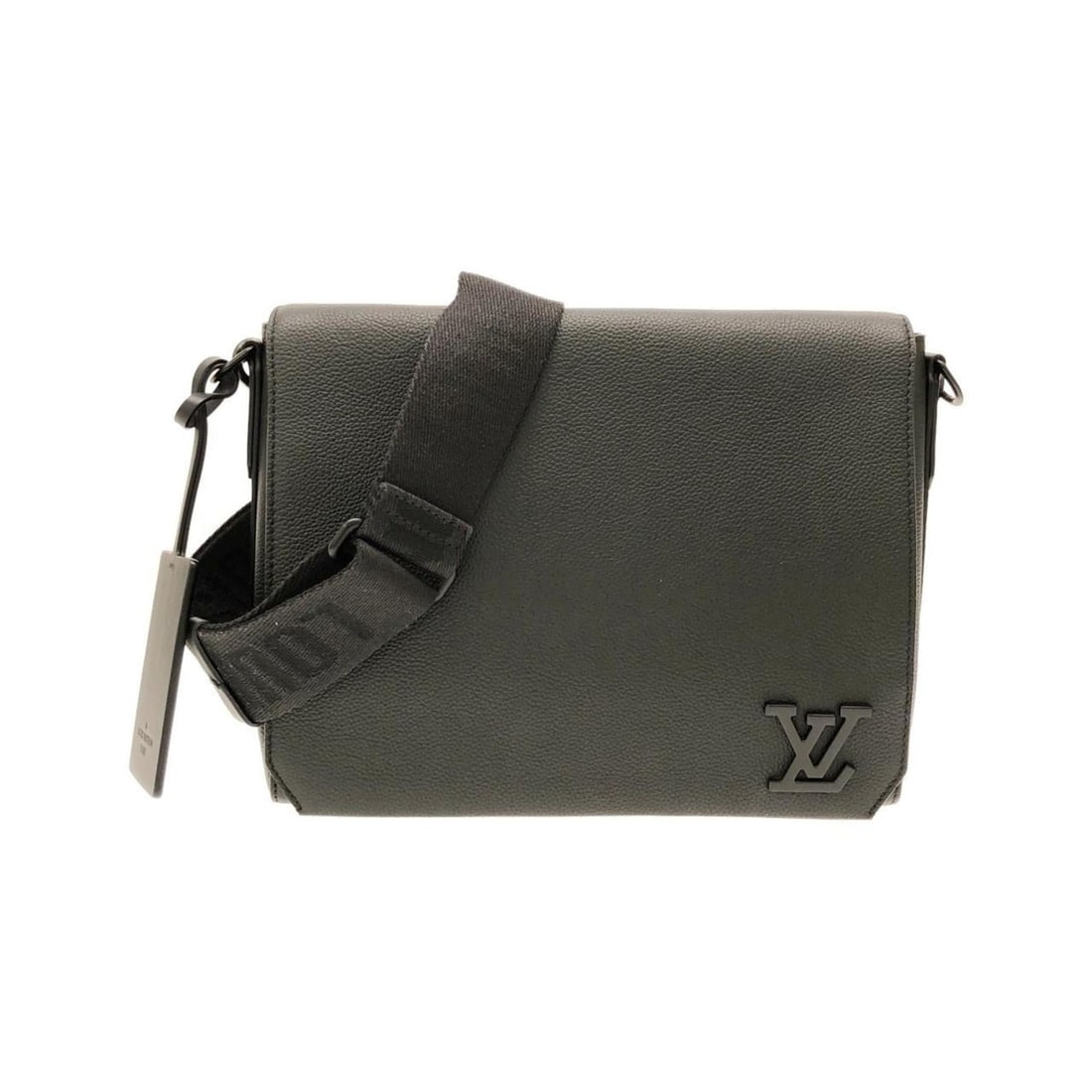 Louis Vuitton LV Aerogram Takeoff Messenger Shoulder Bag M57080: --- Catalog ---Category: SizeSize (HxWxD): 22.5cm x 27.5cm x 9cm / 8.85'' x 10.82'' x 3.54''Category: DesignType: Shoulder bagColor: BlackGender: MenMaterial: Leather Leather/Fur Type: Calf