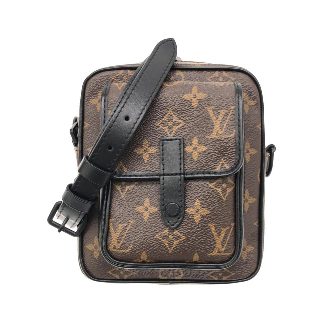 Louis Vuitton Monogram Macassar Christopher Wearable Wallet M69404 Shoulder Bag: --- Catalog ---Category: SizeSize (HxWxD): 18cm x 15cm x 5cm / 7.08'' x 5.9'' x 1.96''Category: DesignType: Shoulder bagColor: MarronGender: MenMaterial: Coated canvas Category: GeneralMPN: M69404Bran