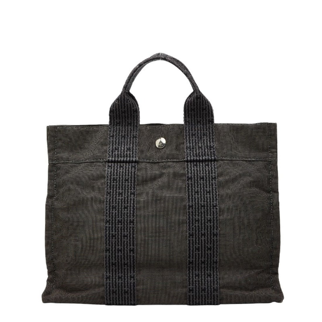 Hermès Air Line Tote PM Handbag, Gray Canvas, Women's HERMES: --- Catalog ---Category: SizeHandle Drop: 9.00cm / 3.54''Size (HxWxD): 22cm x 30.5cm x 8cm / 8.66'' x 12'' x 3.14''Category: DesignType: Handbag, Tote bagColor: GrayGender: WomenClosure: ZipperMateria