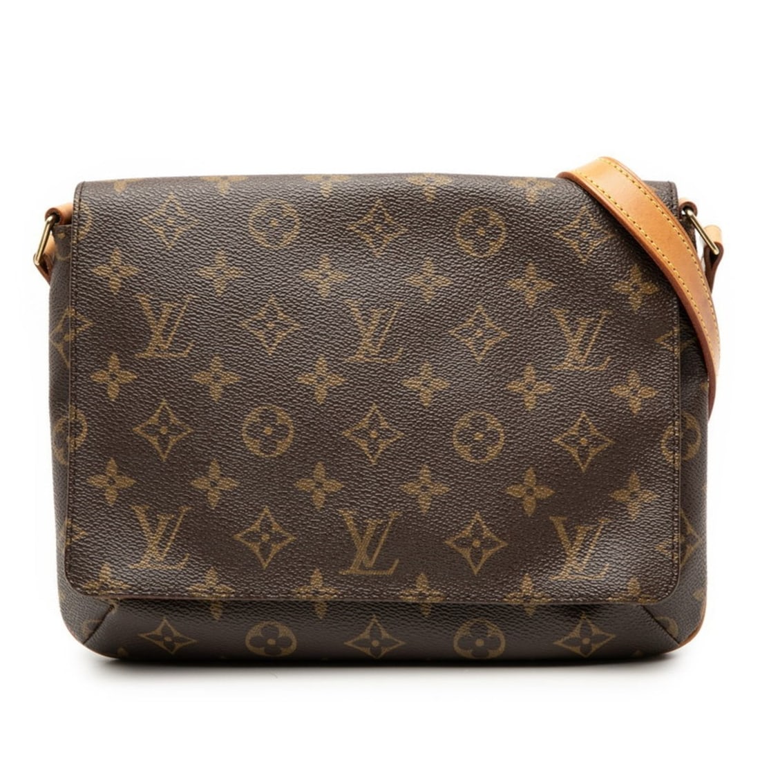 Louis Vuitton Monogram Musette Tango Short Shoulder Bag M51257 Brown Leather Women's LOUIS VUITTON: --- Catalog ---Category: SizeHandle Drop: 30.00cm / 11.81''Size (HxWxD): 19cm x 25cm x 4cm / 7.48'' x 9.84'' x 1.57''Category: DesignType: Shoulder bagColor: BrownGender: WomenClosure: MagnetMaterial: