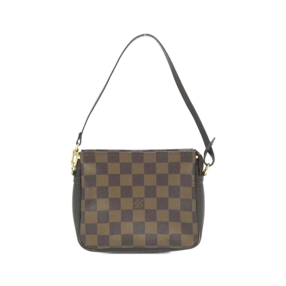 Louis Vuitton Damier Truth Makeup Accessory Pouch N51982: --- Catalog ---Category: SizeSize (HxWxD): 14cm x 16cm x 5cm / 5.51'' x 6.29'' x 1.96''Category: DesignType: PouchColor: EbeneGender: WomenMaterial: Coated canvas Hardware Color: GoldCategory: