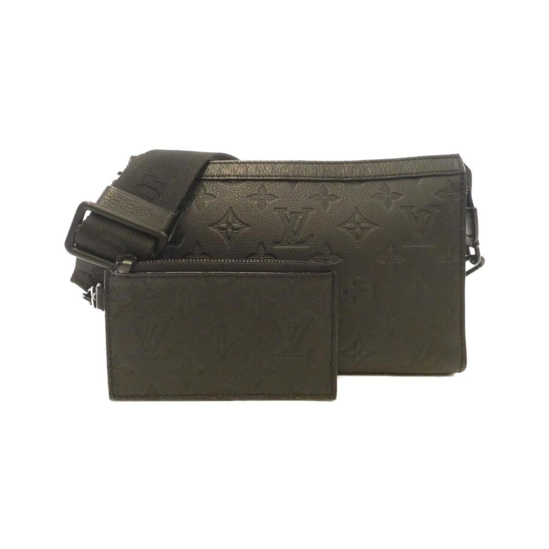 Louis Vuitton Monogram Shadow Gaston Wearable Wallet M81115 Shoulder Bag (1 of 14)