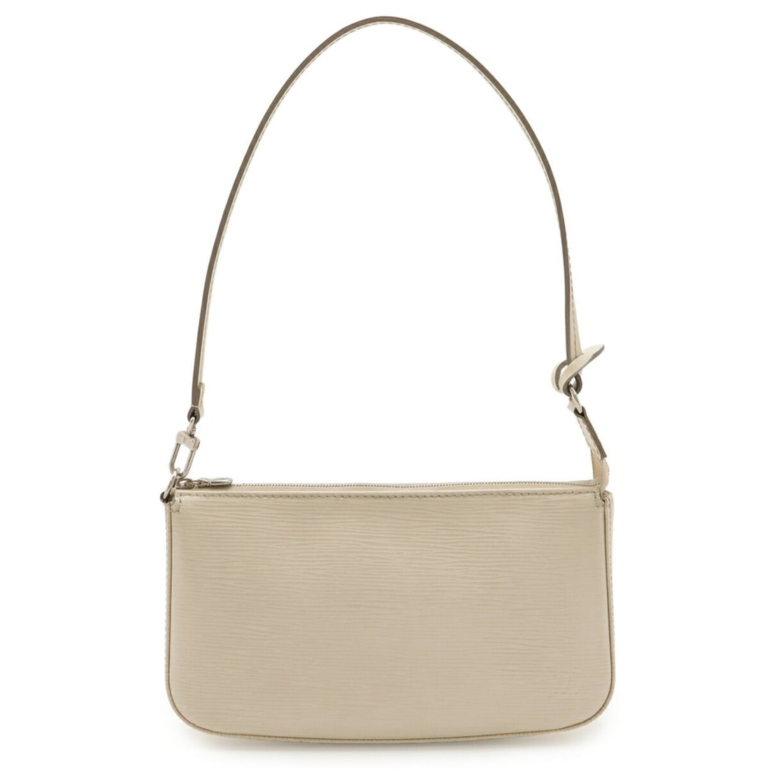 LOUIS VUITTON Epi Leather Pochette Accessory Pouch Handbag in White Ivory (M4077J) (1 of 13)