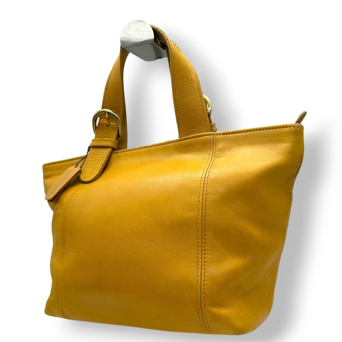 Coach Soho Leather Tote Bag, Yellow Mustard, 9544, Women's, Size 6 (1 of 20)