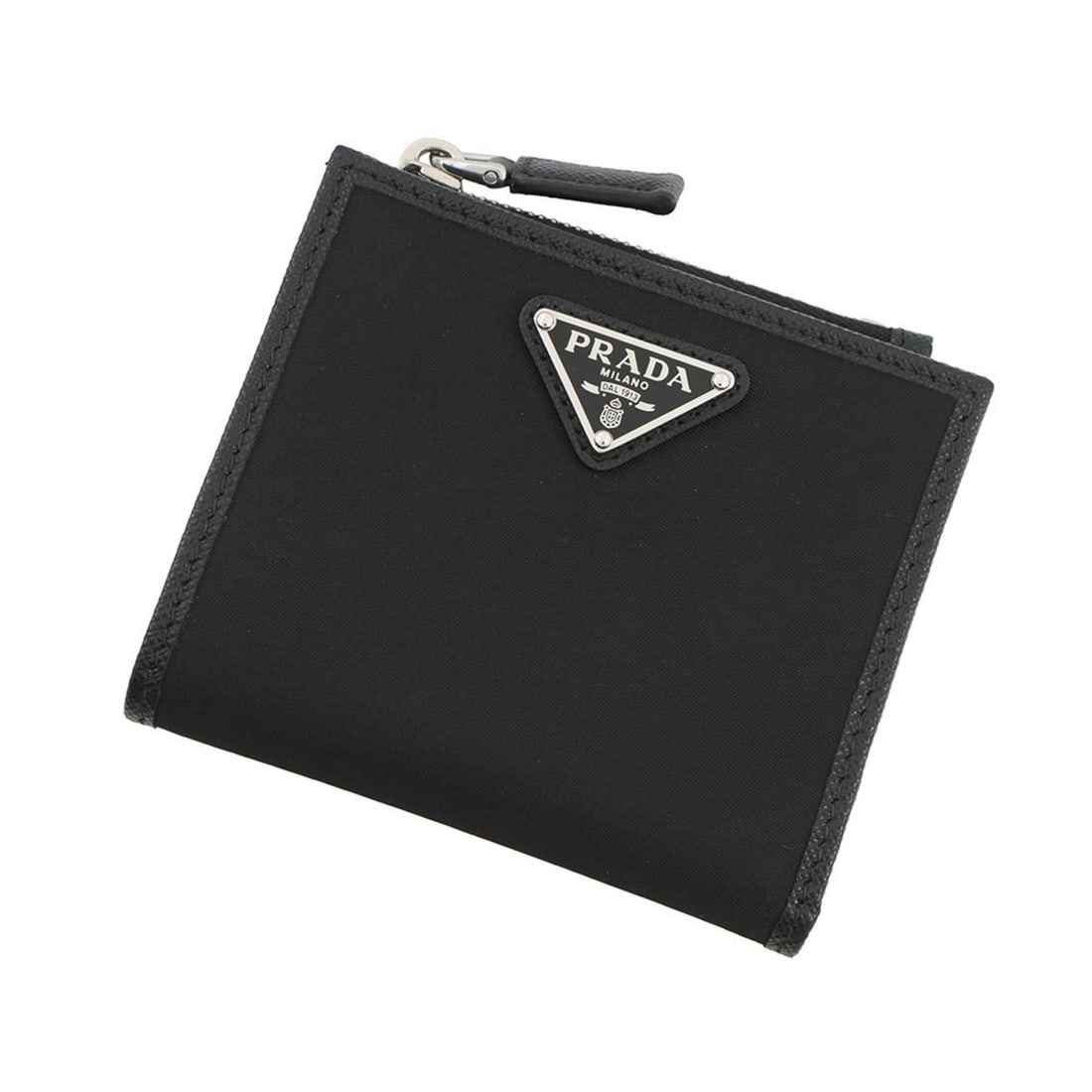 Prada Re-Nylon Triangle Compact Wallet, Black, 2ML049 (1 of 13)
