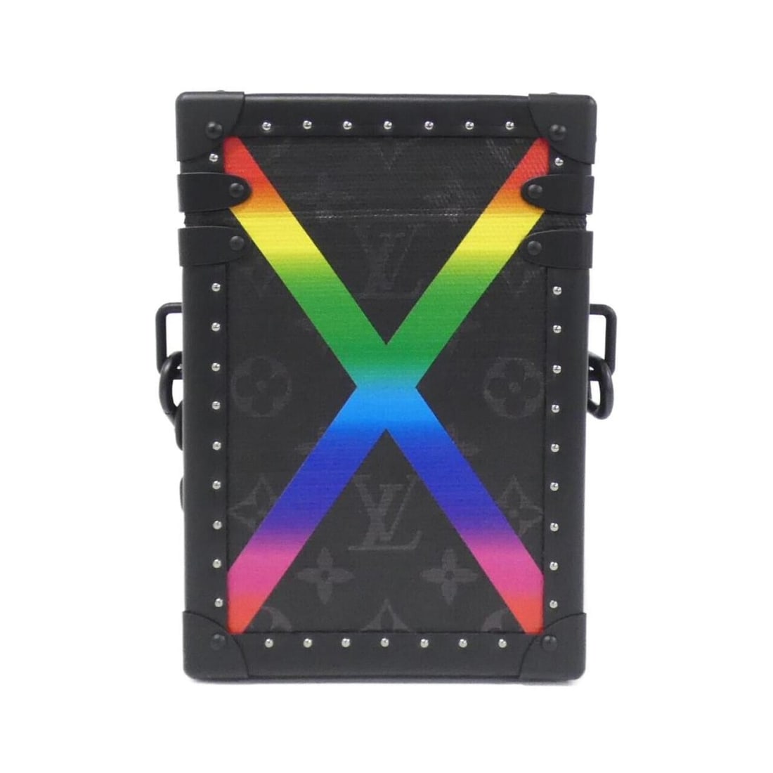 Louis Vuitton Monogram Eclipse Rainbow Trunk Case M20186 Shoulder Bag - 2