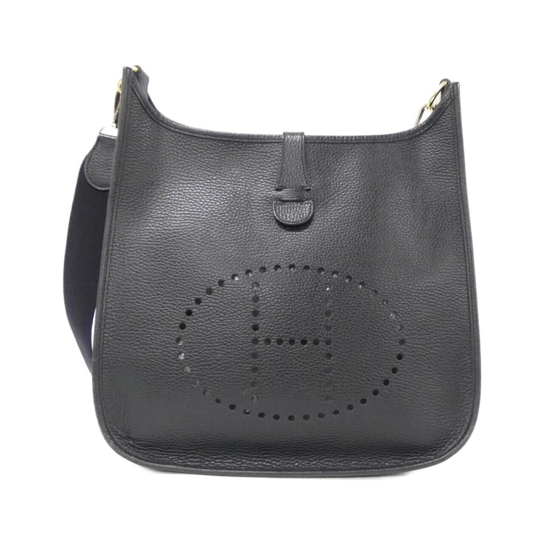 Hermes Hermès Evelyn GM shoulder bag: --- Catalog ---Category: SizeSize (HxWxD): 32cm x 30cm x 9cm / 12.59'' x 11.81'' x 3.54''Category: DesignType: Shoulder bagColor: BlackGender: Men,WomenMaterial: Ardennes leather Hardware Color: