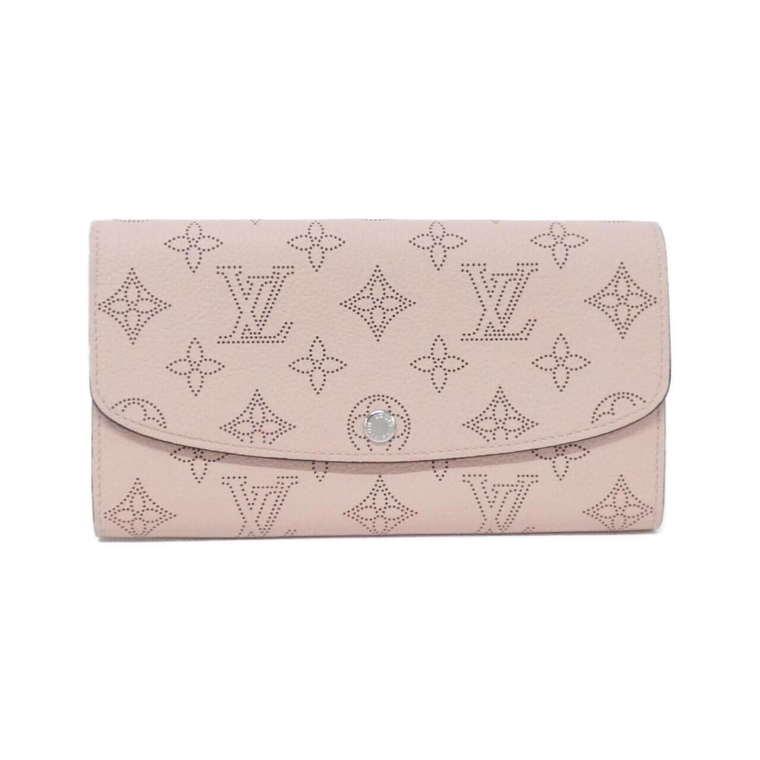 Louis Vuitton Mahina Portefeuille Iris M60145 Wallet: --- Catalog ---Category: SizeSize (HxWxD): 12cm x 19cm x 2cm / 4.72'' x 7.48'' x 0.78''Category: DesignType: Long wallet (bi-fold)Color: MagnoliaGender: WomenMaterial: Leather Leather/Fur Type: Calf
