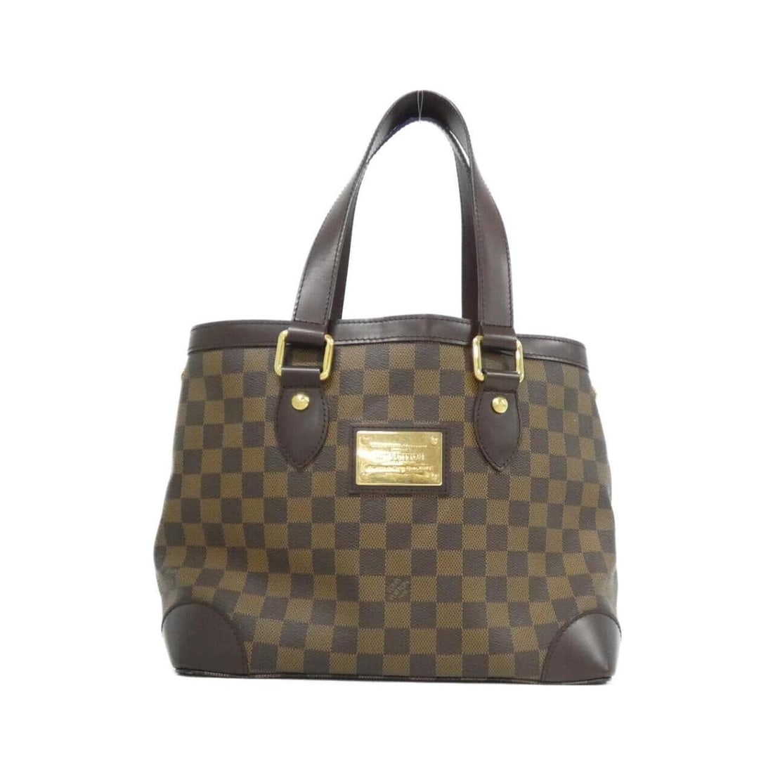 Louis Vuitton Damier Hampstead PM N51205 Handbag: --- Catalog ---Category: SizeSize (HxWxD): 24cm x 28cm x 18cm / 9.44'' x 11.02'' x 7.08''Category: DesignType: HandbagColor: EbeneGender: WomenMaterial: Coated canvas Hardware Color: GoldCategory: