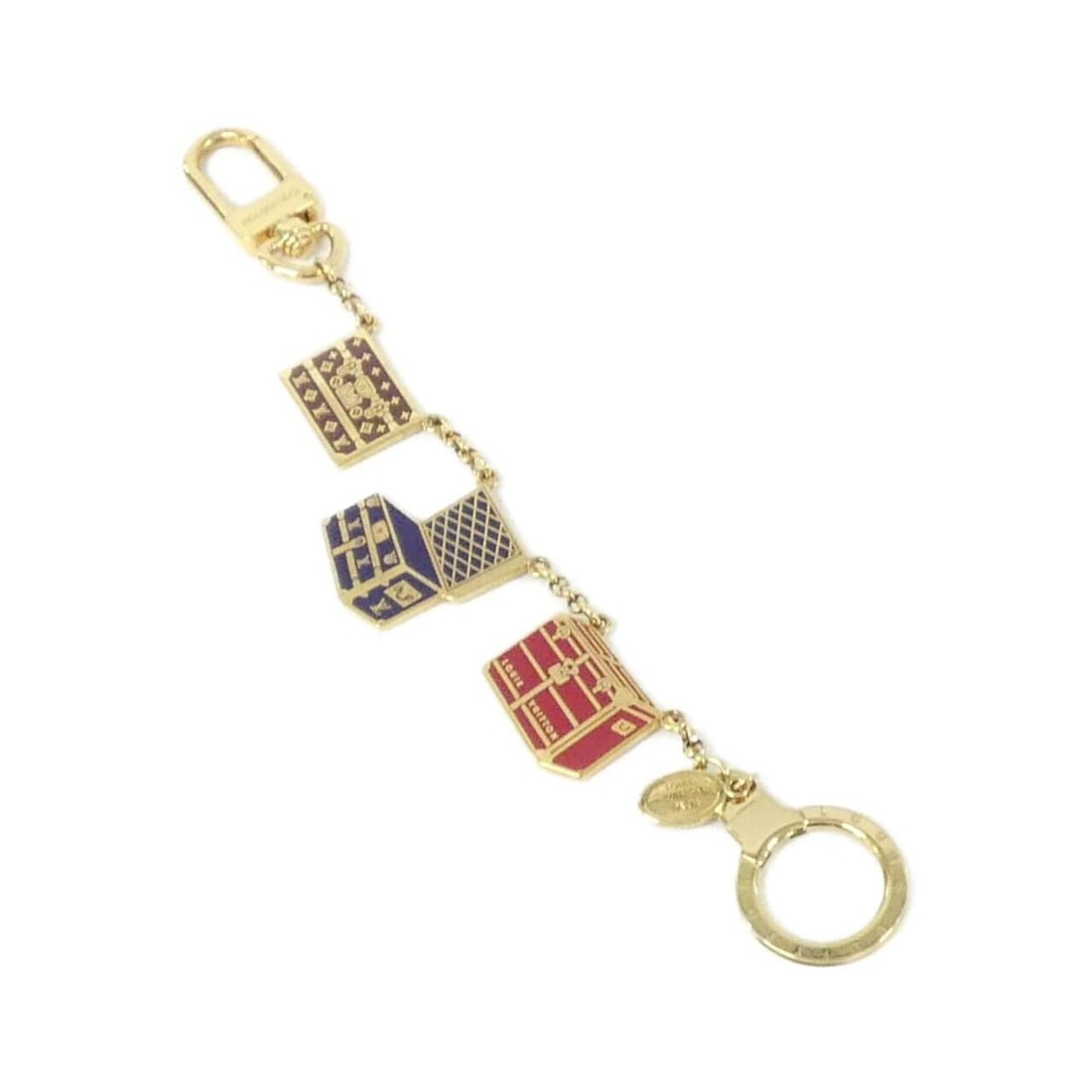 Louis Vuitton Porte-Clés Chaine Malle M66459 Accessories Handbag Charm: --- Catalog ---Category: DesignType: HandbagColor: Gold, RougeGender: WomenCategory: GeneralMPN: M66459Brand: Louis Vuitton--- Item List ---Section: ConditionRanking: Rank A Used - A few traces of