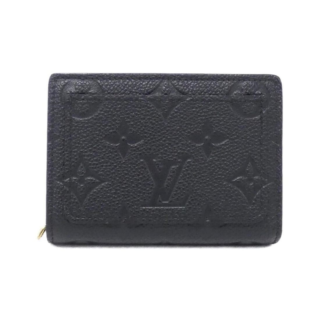 Louis Vuitton Monogram Empreinte Portefeuille Claire M80151 Wallet: --- Catalog ---Category: SizeSize (HxWxD): 9cm x 11cm x 3cm / 3.54'' x 4.33'' x 1.18''Category: DesignType: Wallet (bi-fold)Color: BlackGender: Men,WomenMaterial: Leather Leather/Fur Type: Calf leathe