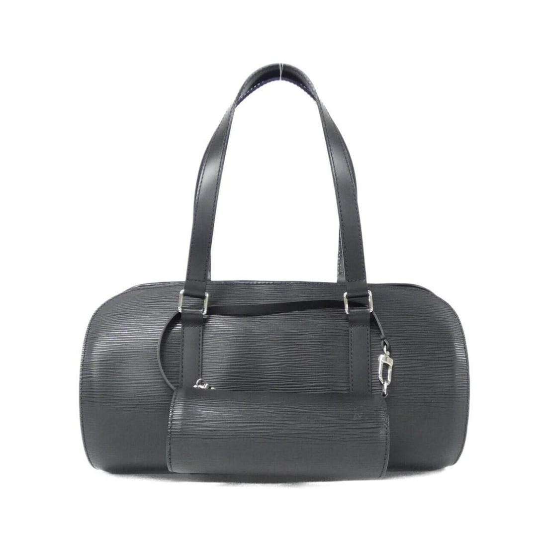 Louis Vuitton Epi Soufflot M52862 Handbag: --- Catalog ---Category: SizeSize (HxWxD): 16cm x 31cm x 15cm / 6.29'' x 12.2'' x 5.9''Category: DesignType: Handbag, PouchColor: BlackGender: WomenMaterial: Leather Hardware Color: SilverLeather/Fur