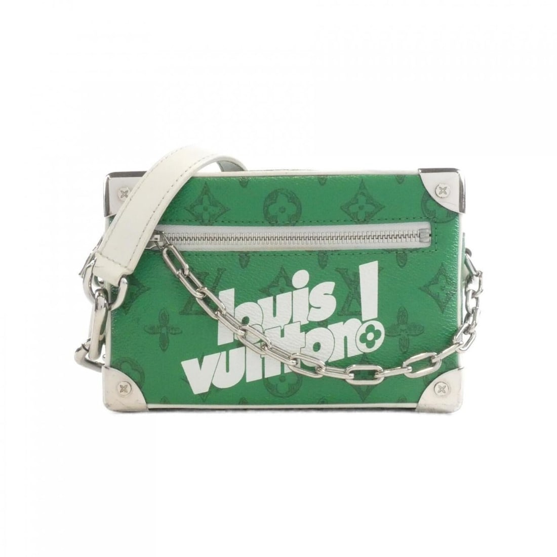 Louis Vuitton Monogram (Everyday LV) Mini Soft Trunk M80816 Shoulder Bag: --- Catalog ---Category: SizeSize (HxWxD): 13cm x 18cm x 8cm / 5.11'' x 7.08'' x 3.14''Category: DesignType: Shoulder bagColor: VertMaterial: Coated canvas Hardware Color: SilverCategory: GeneralMPN: