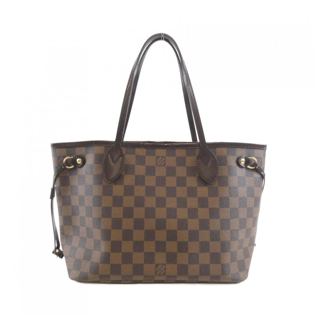 Louis Vuitton Damier Neverfull PM N51109 Handbag: --- Catalog ---Category: SizeSize (HxWxD): 22cm x 37cm x 13cm / 8.66'' x 14.56'' x 5.11''Category: DesignType: HandbagColor: EbeneGender: WomenMaterial: Coated canvas Hardware Color: GoldCategory: Gen