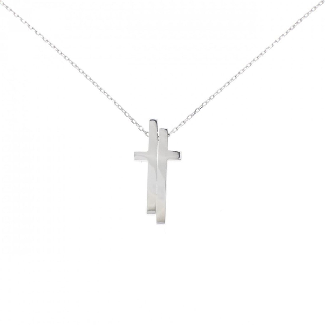 Gucci Separate Cross Necklace: --- Catalog ---Category: SizePendant Size: 29mm x 13mm / 1.14'' x 0.51''Neck Circumference: 40 cm - 49 cm / 15.74'' - 19.29''Category: DesignGender: WomenMaterial: White gold (18K)Pendant Type: Pendan