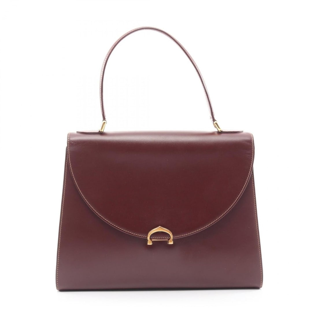 Cartier Must Line Top Handle Handbag, Leather, Women's, Bordeaux (1 of 10)