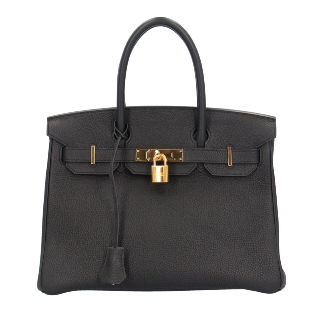 Hermes Pre-owned Hermès Birkin 30 handbag, Togo black, women's. (1 of 10)