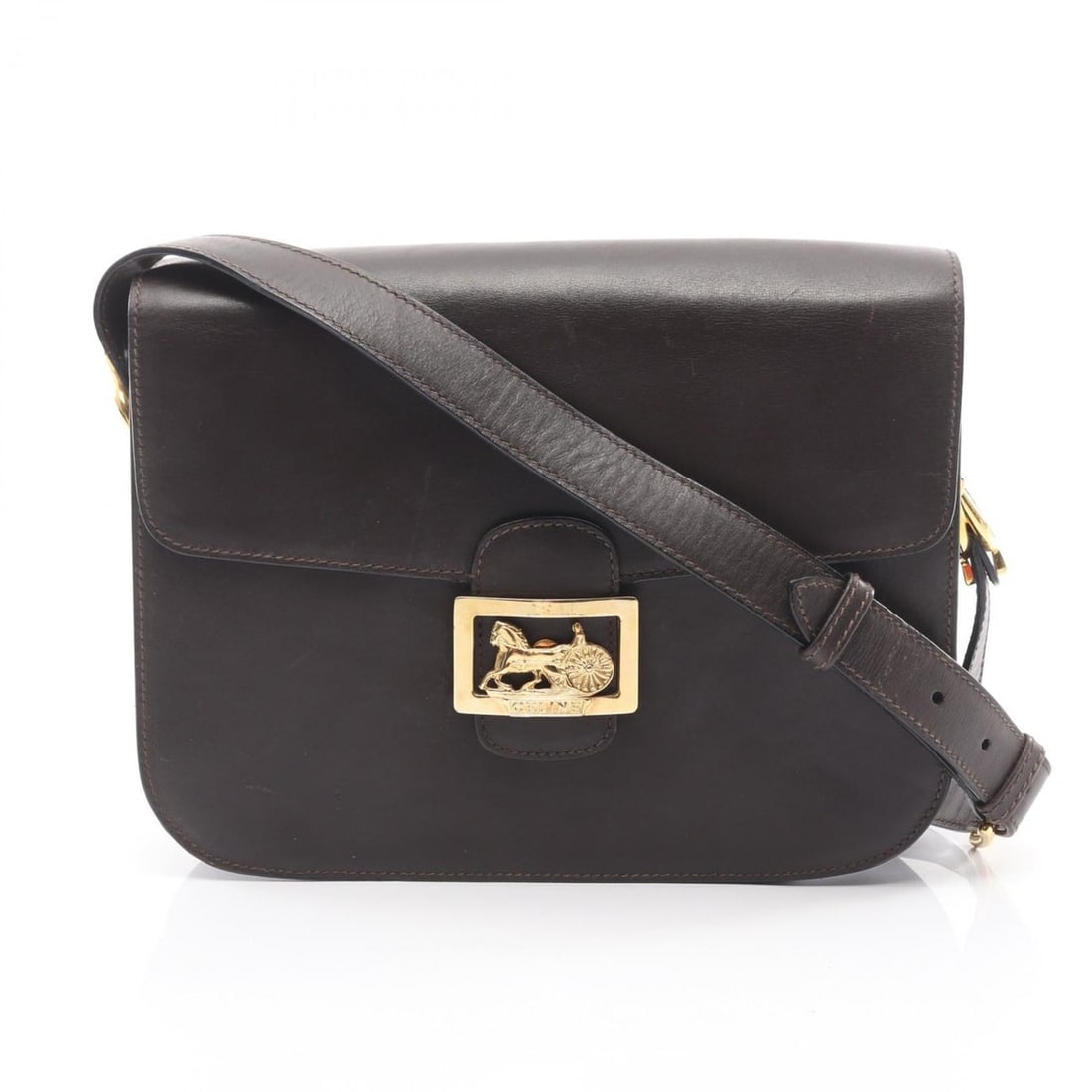 Celine shoulder bag, leather, women's, brown: --- Catalog ---Category: SizeSize (HxWxD): 19cm x 24cm x 5cm / 7.48'' x 9.44'' x 1.96''Category: DesignType: Shoulder bagColor: BrownGender: WomenMaterial: Leather Category: GeneralBrand: Celine--- It